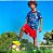Chuteira Infantil Menino Society Molekinho-Amarelo Neon/Azul - Imagem 7