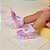 Tênis Infantil Menina Led Cano Médio Pampili Liz Luz Strass Holográfico Rosa Bale Novo - Imagem 1