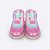 Tênis Infantil Menina Led Cano Médio Pampili Liz Luz Strass Holográfico Rosa Bale Novo - Imagem 6