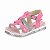 Sandália Infantil Menina Molekinha Verniz Premium Gliter- Rosa/Prata - Imagem 3