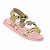 Sandália Infantil Menina Molekinha Glamour Premium- Dourado - Imagem 2