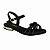 Sandália Infantil Menina Molekinha Premium Turim-Preto/Preto - Imagem 1