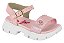 Sandália Infantil Menina Molekinha-Verniz Glow- Rosa - Imagem 4