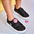 Tênis Infantil Menina Pampili Up- Preto/Rosa Chiclete - Imagem 1