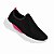 Tênis Infantil Menina Slip Molekinha  Lycra Perola- Preto/Pink - Imagem 2