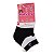 Meia Molekinha Cano Médio Panda- Preto/ Colorida/ Branco Rosa Kit 3 Pares - Imagem 3