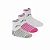 Meia Infantil Cano Médio Molekinha Cats- Branco Cinza/ Branco Pink/ Branco Kit 3 Pares - Imagem 4
