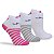 Meia Infantil Cano Médio Molekinha Cats- Branco Cinza/ Branco Pink/ Branco Kit 3 Pares - Imagem 2