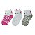 Meia Infantil Cano Médio Molekinha Cats- Branco Cinza/ Branco Pink/ Branco Kit 3 Pares - Imagem 3