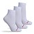 Meia Infantil Menina Molekinha Cano Médio Algodão Kit 3 Pares- Branco/Branco/Branco - Imagem 3