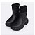 Bota Coturno Infantil Pampili Duda  Lycra-Preto/Preto - Imagem 3