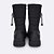 Bota Infantil  Menina Pampili Candy Cordão de Strass-Preto - Imagem 4