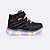 Tênis Infantil Menina de Led Cano Médio Pampili Liz Luz Matelassê Comfy-Preto/Rosa Neon - Imagem 1