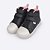 Tênis Cano Médio Infantil Menina Pampili Yumi Velcro Duplo-Preto/Branco/Rosa - Imagem 2