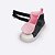 Tênis Cano Médio Infantil Menina Pampili Yumi Velcro Duplo-Preto/Branco/Rosa - Imagem 7