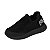 Tênis Infantil Menino Molekinho Nylon Free Sport- Preto/Preto - Imagem 3