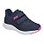 Tênis Infantil Menina Kidy Super Comforto Respitec- Marinho/Pink - Imagem 1