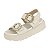 Sandália Infantil Menina Molekinha Turim- Branco OFF - Imagem 3