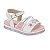 Sandália Infantil Menina Molekinha Turim Milano- Branco - Imagem 1