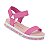 Sandália Infantil Menina Molekinha Napa Turim Velcro Aquarela- Rosa/ Multi Rosa - Imagem 2