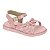 Sandália Infantil Menina Molekinha London Milano- Rosa/Rosa - Imagem 1