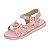 Sandália Infantil Menina Molekinha London Milano- Rosa/Rosa - Imagem 3