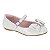 Sapatilha Infantil Menina Molekinha Verniz Premium- Branco/Branco - Imagem 1