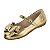 Sapatilha Infantil menina Molekinha Metalizado Premium- Dourado - Imagem 3