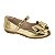 Sapatilha Infantil menina Molekinha Metalizado Premium- Dourado - Imagem 1