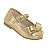 Sapatilha Infantil Menina Molekinha Verniz Metalizado Premium- Dourado - Imagem 2