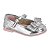 Sapatilha Infantil Menina Molekinha Metal Glam- Prata - Imagem 1