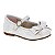 Sapatilha Infantil Menina Molekinha Verniz Premium- Branco - Imagem 1