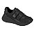 Tênis Infantil Menina Nylon Flat Verniz- Preto/Preto - Imagem 1