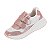 Tênis Infantil Menina Nylon Flat Verniz- Branco/Rosa - Imagem 3