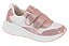 Tênis Infantil Menina Nylon Flat Verniz- Branco/Rosa - Imagem 4