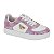 Tênis Infantil Menina Molekinha Turim Gliter- Aquarela/ Branco/ Multi Rosa - Imagem 1
