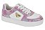 Tênis Infantil Menina Molekinha Turim Gliter- Aquarela/ Branco/ Multi Rosa - Imagem 4