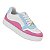 Tênis Infantil Menina Molekinha Turim- Branco/ Rosa/ Celeste - Imagem 2