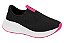 Tênis Infantil Menina Molekinha Lycra Perola- Preto/Pink - Imagem 4
