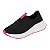 Tênis Infantil Menina Molekinha Lycra Perola- Preto/Pink - Imagem 3