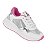 Tênis Infantil Menina Molekinha Verniz london Glamour- Prata/Branco - Imagem 2