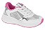 Tênis Infantil Menina Molekinha Verniz london Glamour- Prata/Branco - Imagem 4
