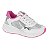 Tênis Infantil Menina Molekinha Verniz london Glamour- Prata/Branco - Imagem 1