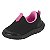 Tênis Infantil Menina Molekinha Lycra Perola- Preto/Rosa - Imagem 3