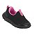 Tênis Infantil Menina Molekinha Lycra Perola- Preto/Rosa - Imagem 2