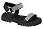 Sandália Infantil Menina Molekinha Turim Velcro- Preto - Imagem 4