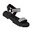 Sandália Infantil Menina Molekinha Turim Velcro- Preto - Imagem 2