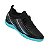 Chuteira Infantil Menino Futsal Lycra Molekinho- Preto/ Turquesa - Imagem 2