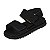 Sandália Infantil Menino Molekinho Napa Rustico Neo- Preto/Preto - Imagem 3
