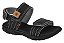 Sandália Infantil Menino Molekinho Floter Velcro- Preto/Preto - Imagem 4